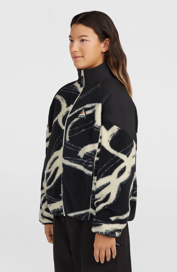 Polaire hyperfleece FWC'Play et zip intégral | White Snowtracks