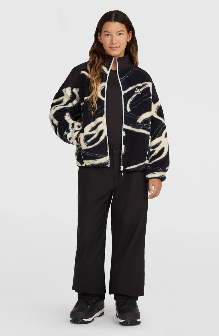 Polaire hyperfleece FWC'Play et zip intégral | White Snowtracks