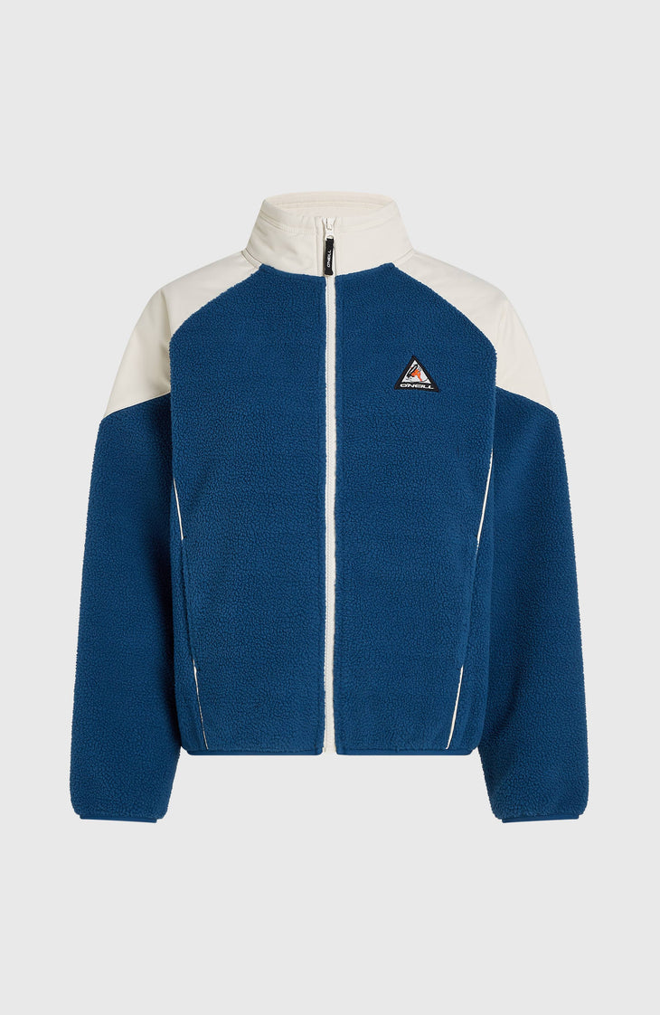 Polaire hyperfleece FWC'Play et zip intégral | Linen White Colour Block