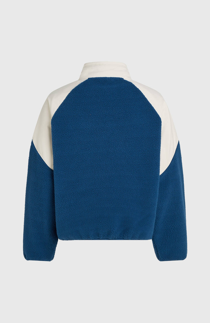 Polaire hyperfleece FWC'Play et zip intégral | Linen White Colour Block