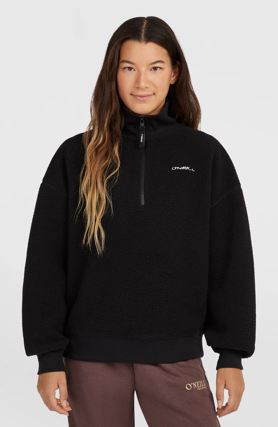Polaire Must-Have à col demi-zip | Black Out