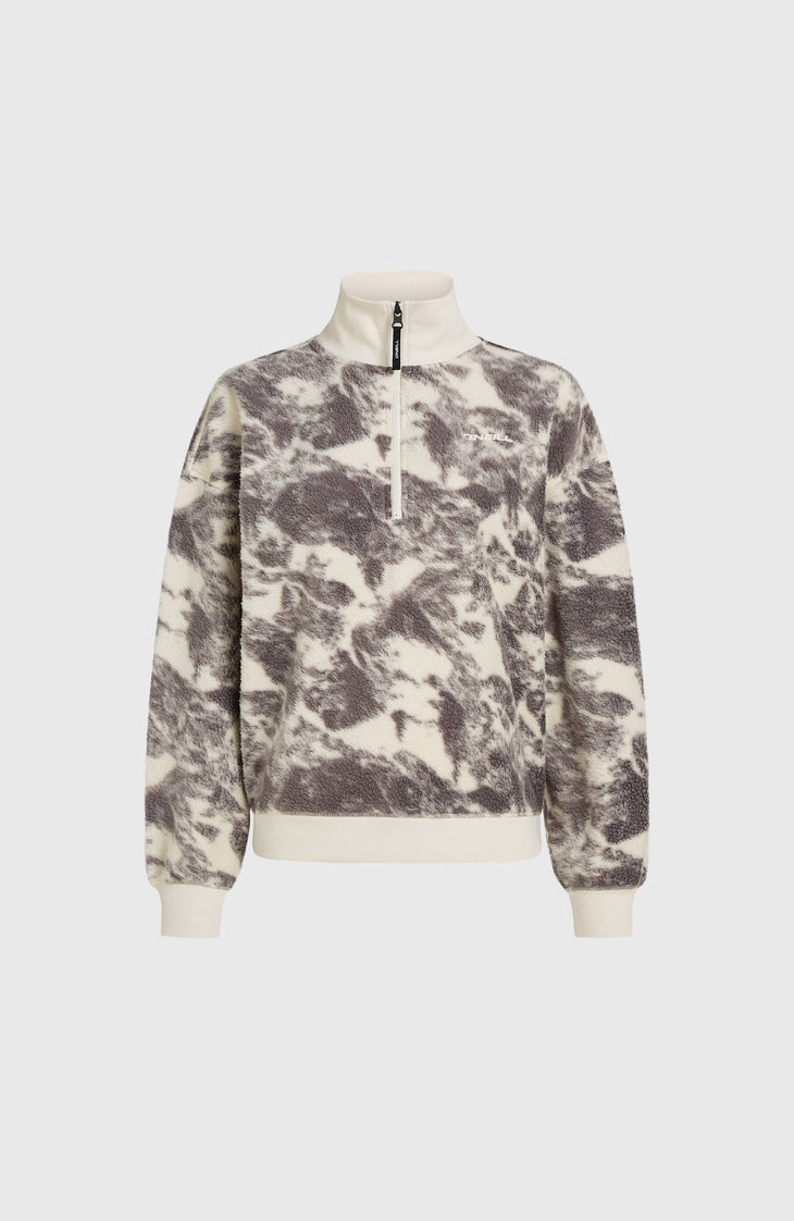 Polaire Must-Have à col demi-zip | Grey Mountain Landscape
