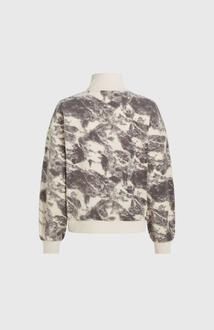 Polaire Must-Have à col demi-zip | Grey Mountain Landscape