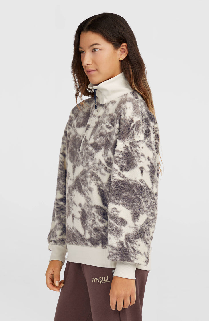 Polaire Must-Have à col demi-zip | Grey Mountain Landscape