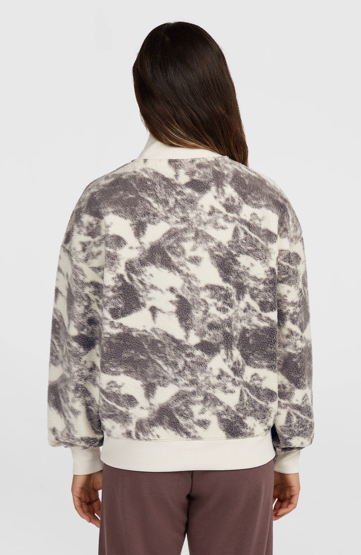 Polaire Must-Have à col demi-zip | Grey Mountain Landscape