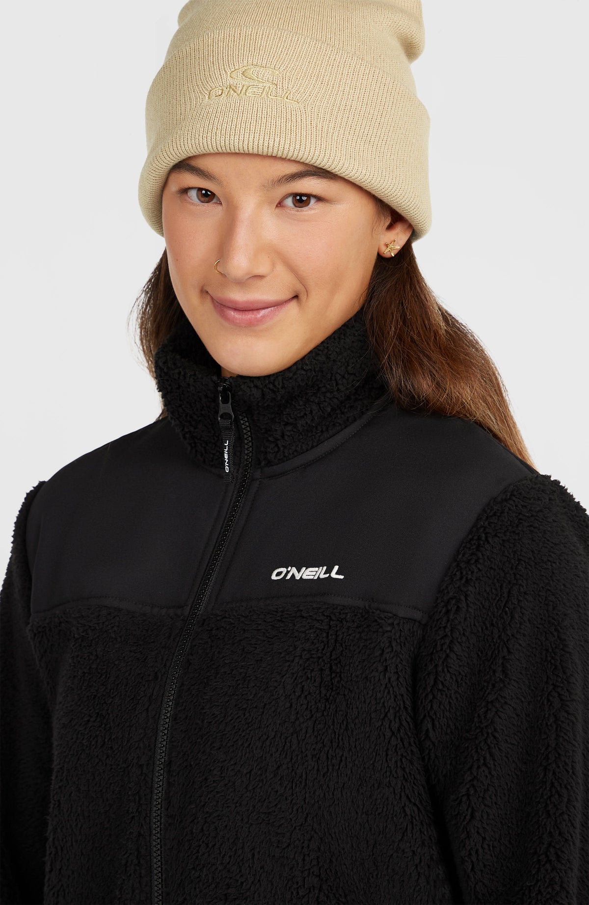 Polaire à zip intégral FWC'Cruz Fuzzy | Black Out
