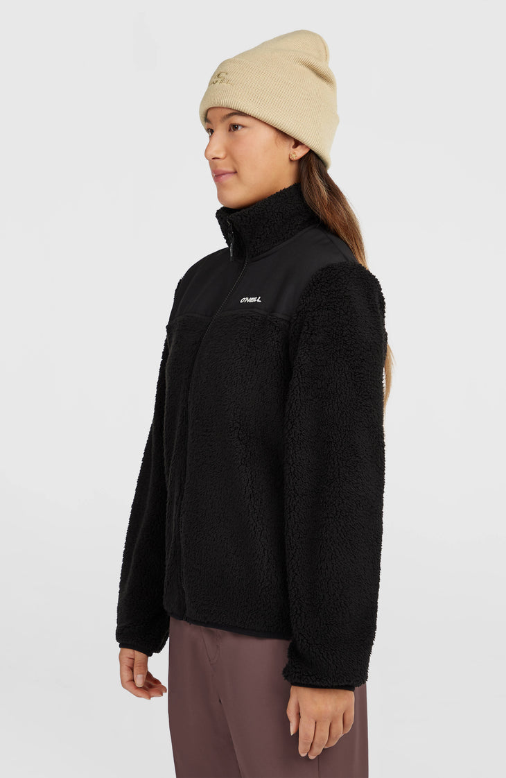 Polaire à zip intégral FWC'Cruz Fuzzy | Black Out