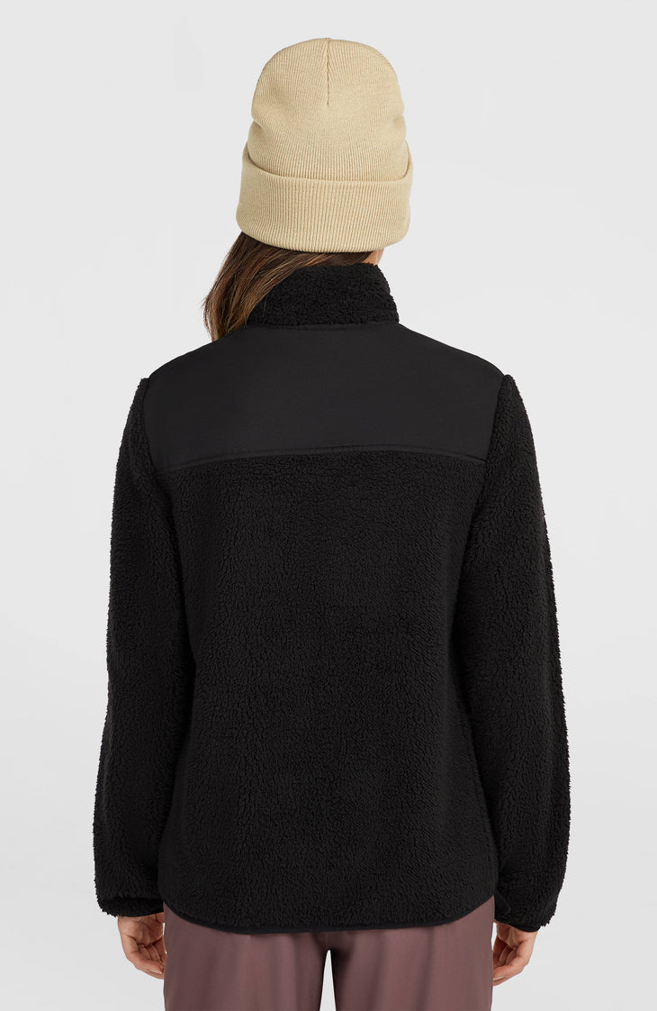 Polaire à zip intégral FWC'Cruz Fuzzy | Black Out