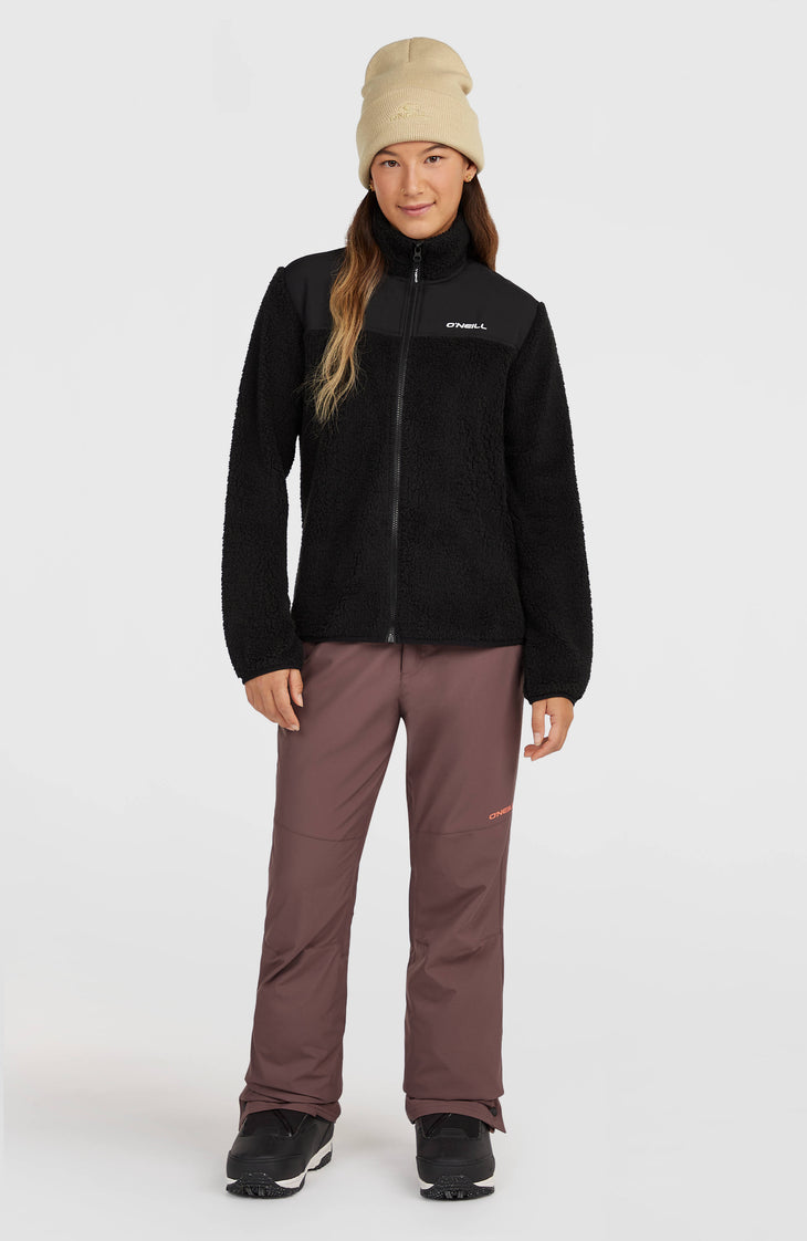 Polaire à zip intégral FWC'Cruz Fuzzy | Black Out