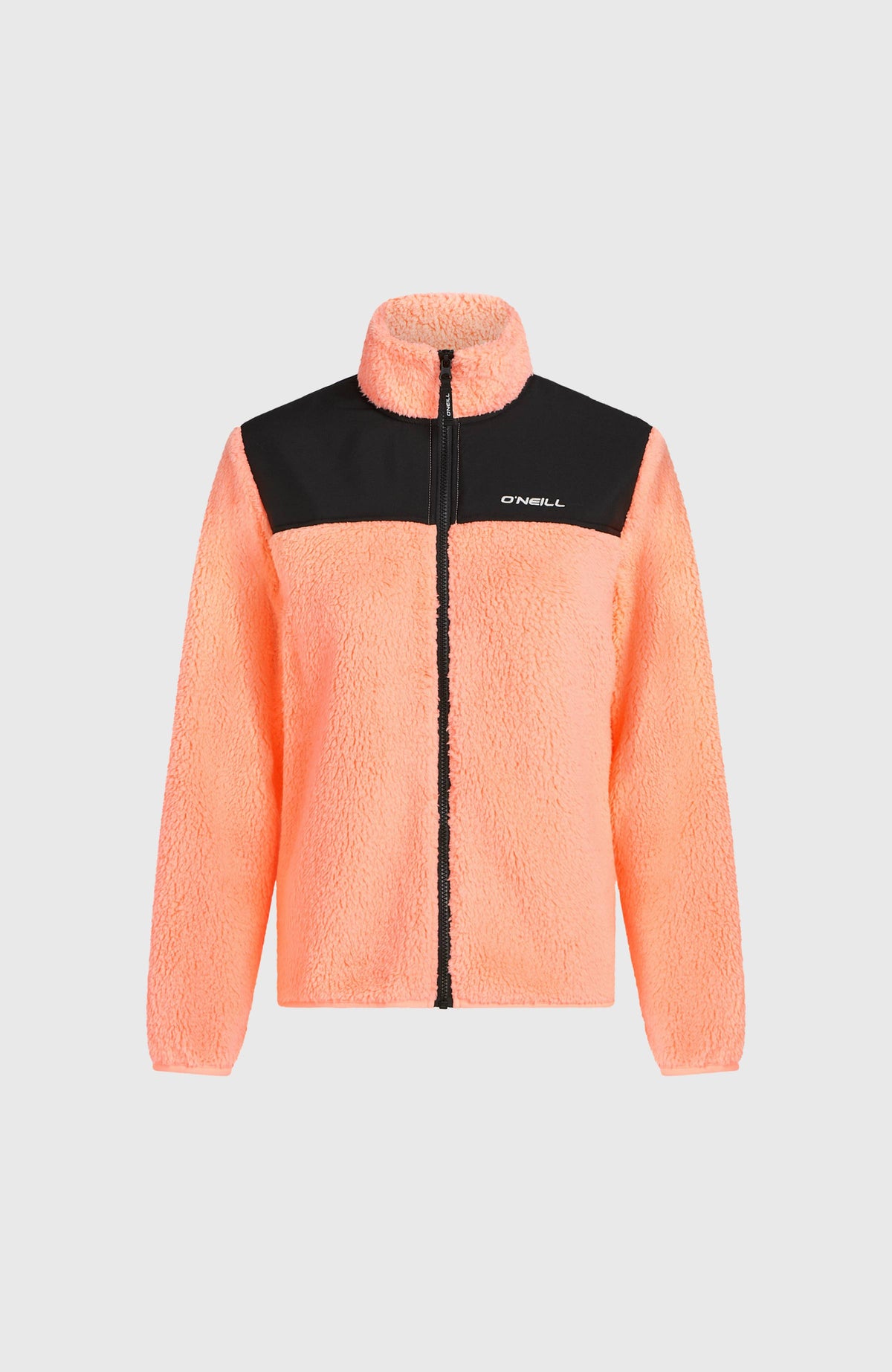 Polaire à zip intégral FWC'Cruz Fuzzy | Funky Peach Colour Block