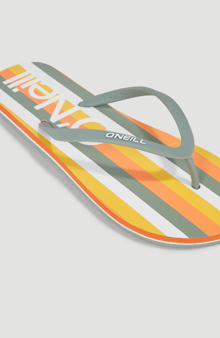 Tongs Profile Graphic | Orange Multistripe