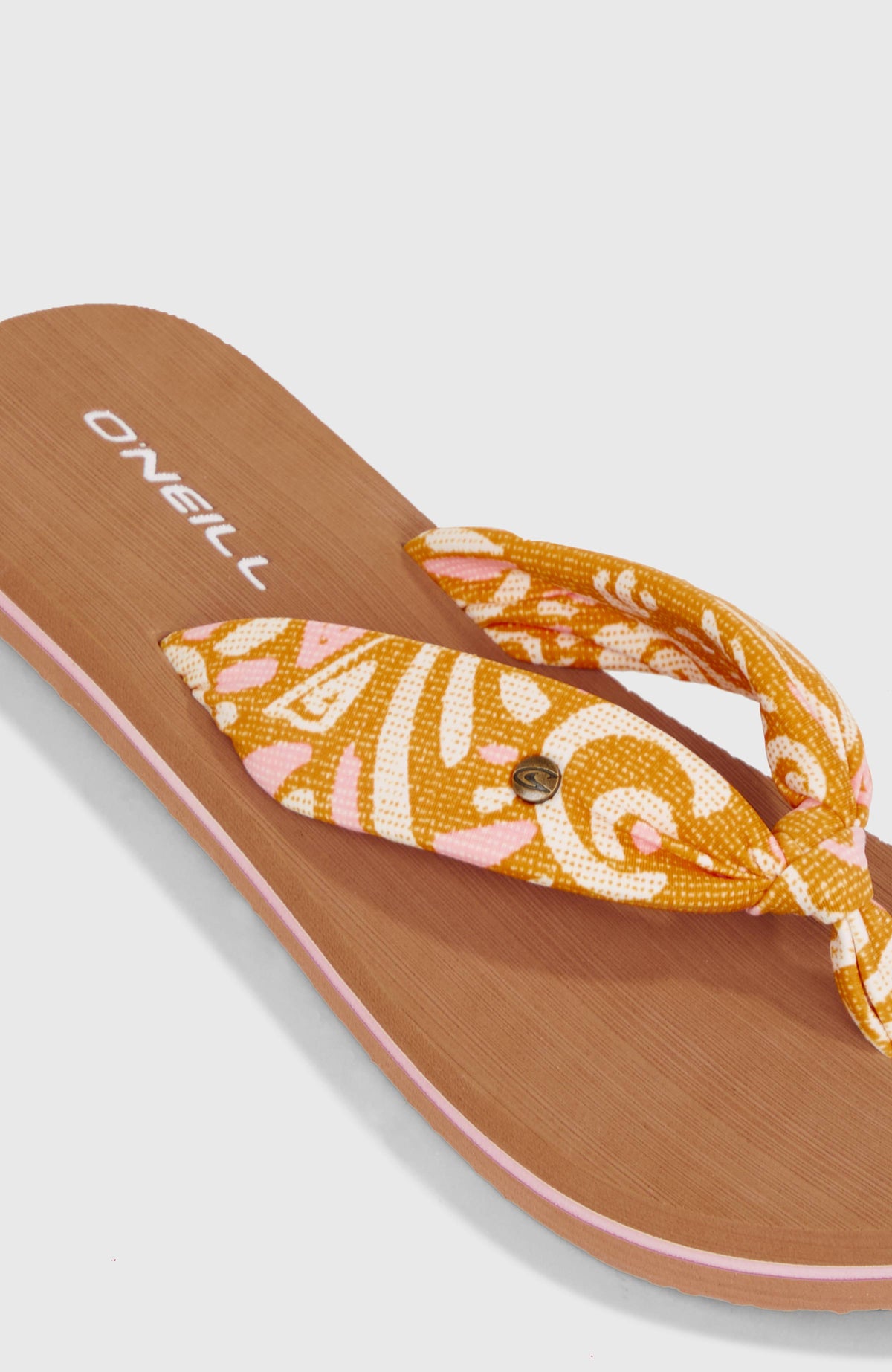 Tongs Ditsy Sun | Orange Abstract Wave
