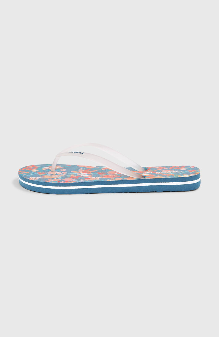 Tongs Profile Graphic | Blue Painted Tropics