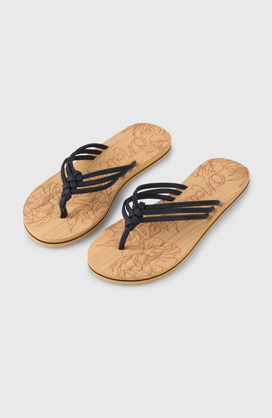 Tongs Ditsy | Black Out