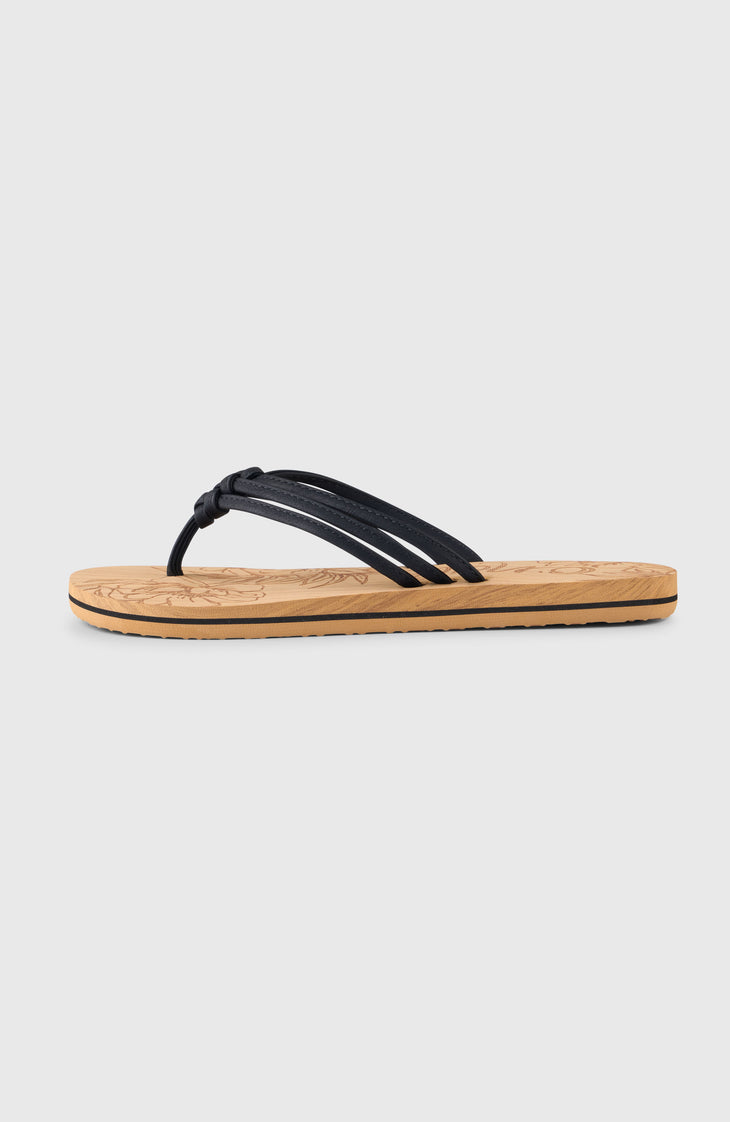 Tongs Ditsy | Black Out