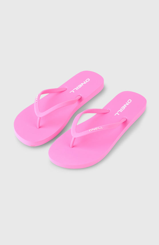 Tongs Profile à petit logo | Electric Fuschia