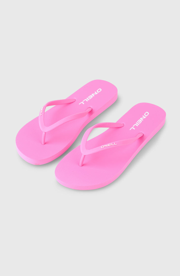 Tongs Profile à petit logo | Electric Fuschia