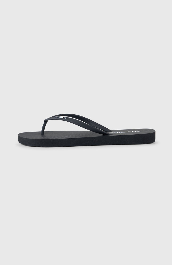 Tongs Profile à petit logo | Black Out