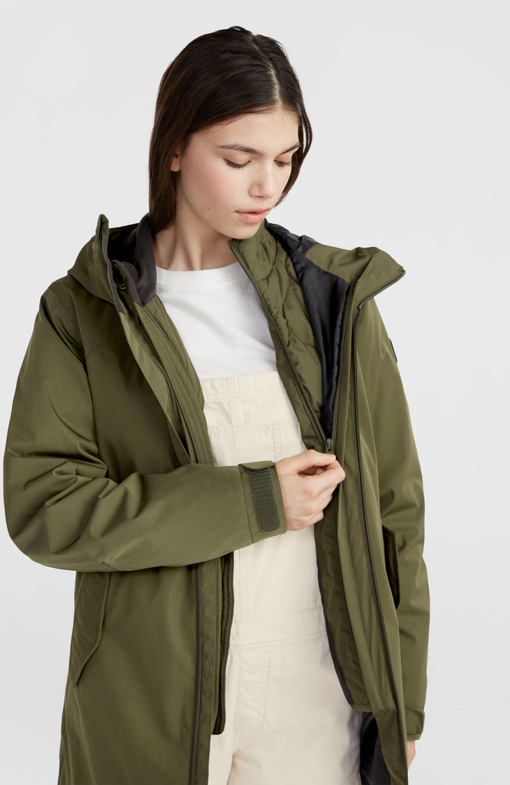 Veste parka 3-in-1 10K/10K | Forest Night
