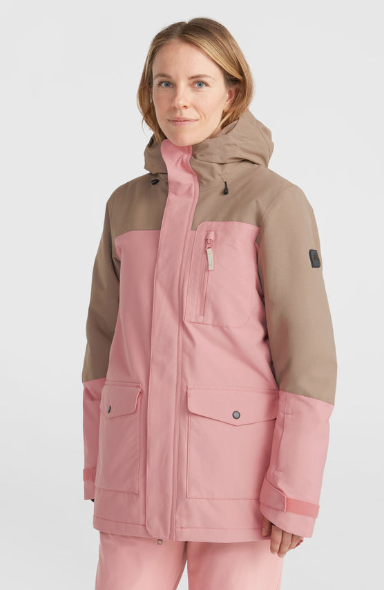 Veste de ski Utility Hybrid | Genuine Pink Colour Block