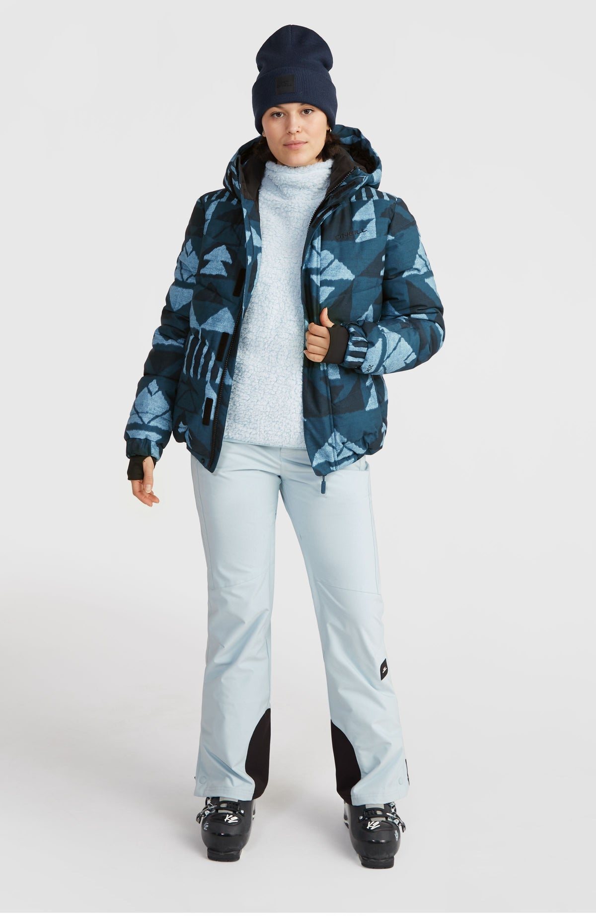 Doudoune Z.E.N Hybrid | Blue Triangle Ikat