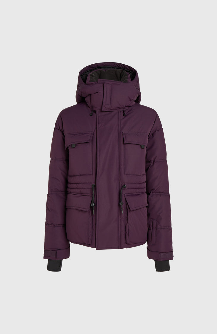 Veste de ski Z.E.N. Hybrid | Aubergine