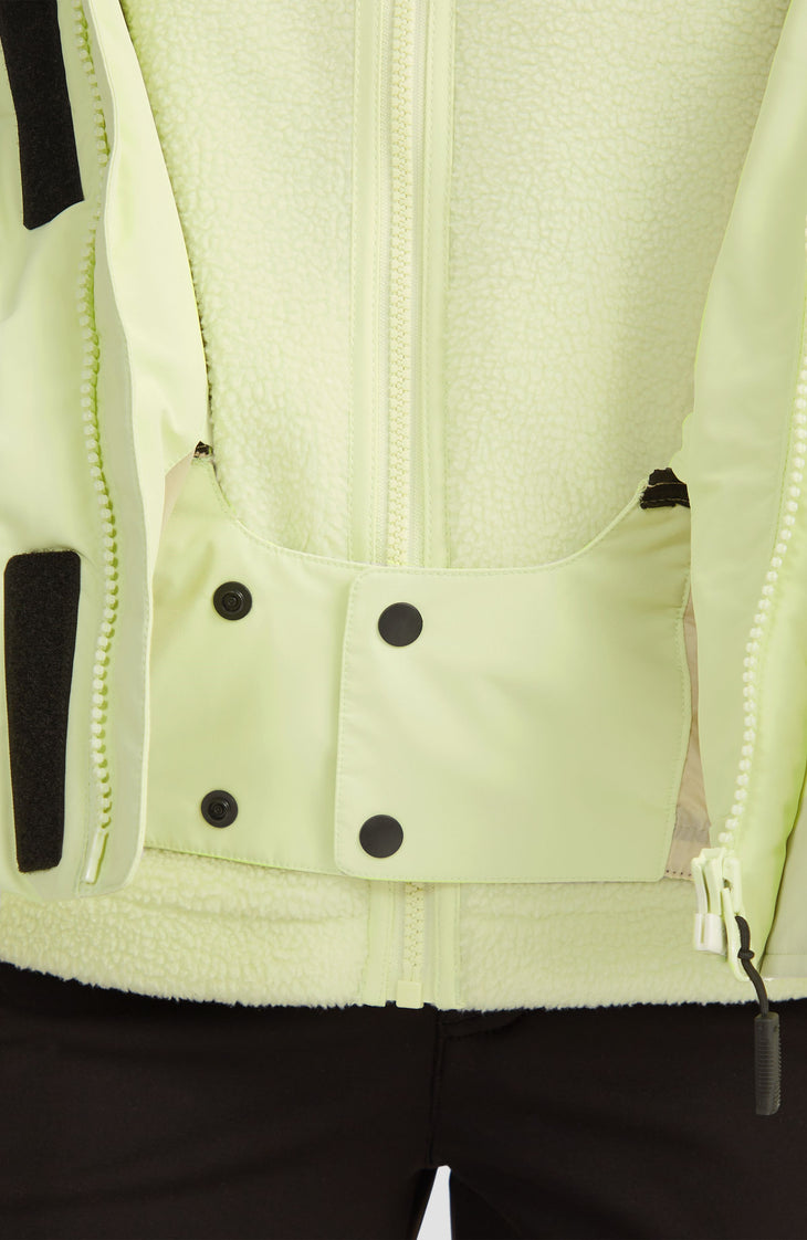 Veste de ski Z.E.N. Hybrid | Lime Wash