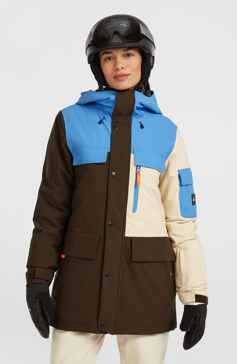 Veste de ski FWC'Peak Pro | Blue Poppy Colour Block Veste de ski FWC'Peak Pro | Blue Poppy Colour Block