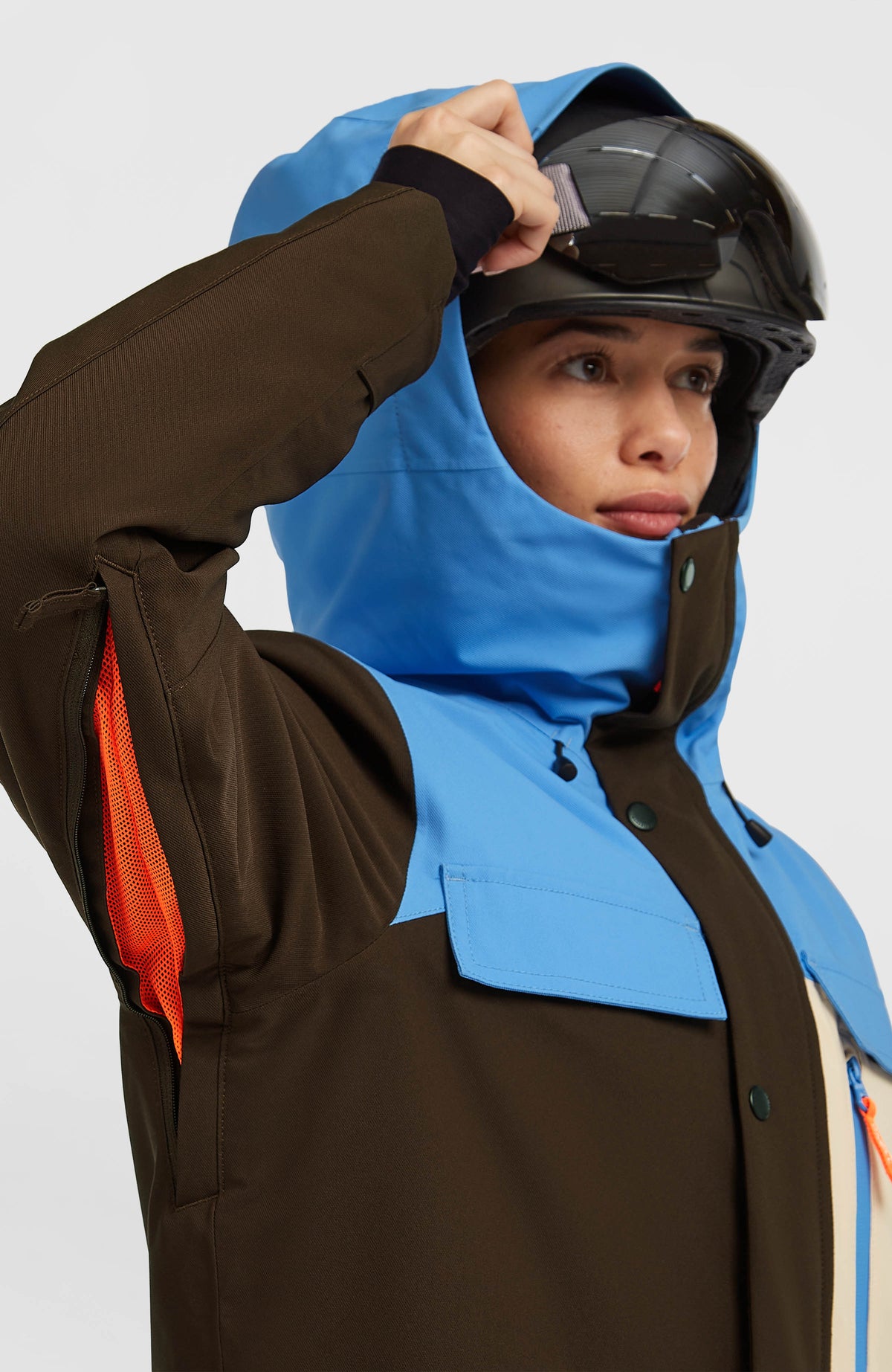 Veste de ski FWC'Peak Pro | Blue Poppy Colour Block