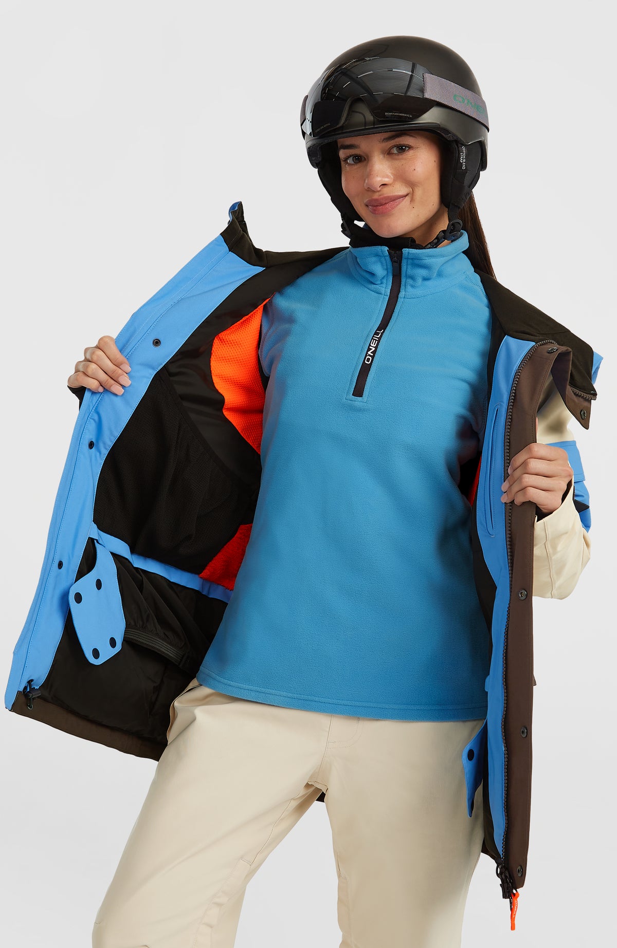 Veste de ski FWC'Peak Pro | Blue Poppy Colour Block