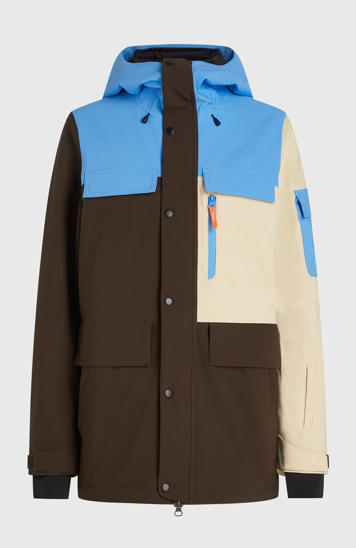 Veste de ski FWC'Peak Pro | Blue Poppy Colour Block
