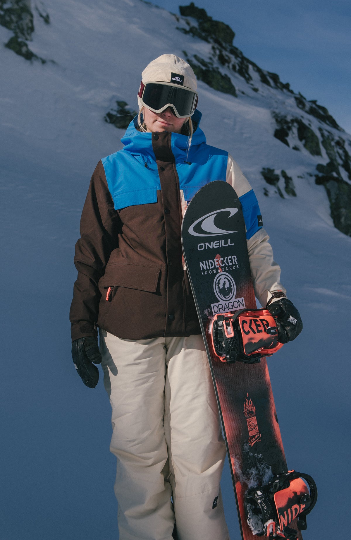Veste de ski FWC'Peak Pro | Blue Poppy Colour Block