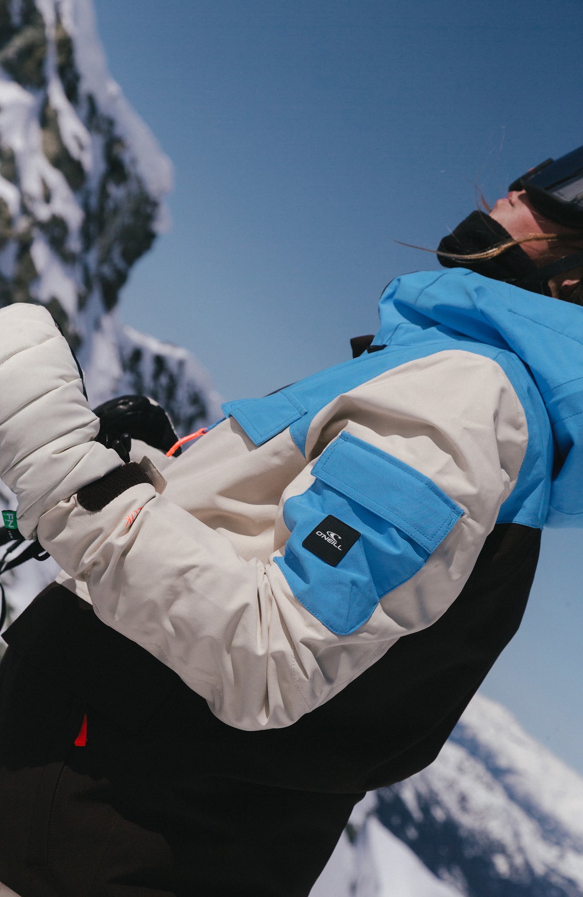 Veste de ski FWC'Peak Pro | Blue Poppy Colour Block