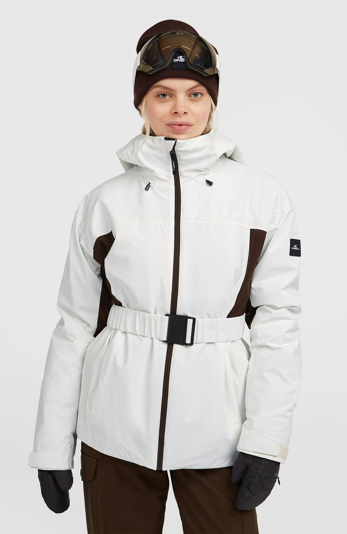 Veste de ski à ceinture FWC'Cruz Hybrid | Snow White Colour Block