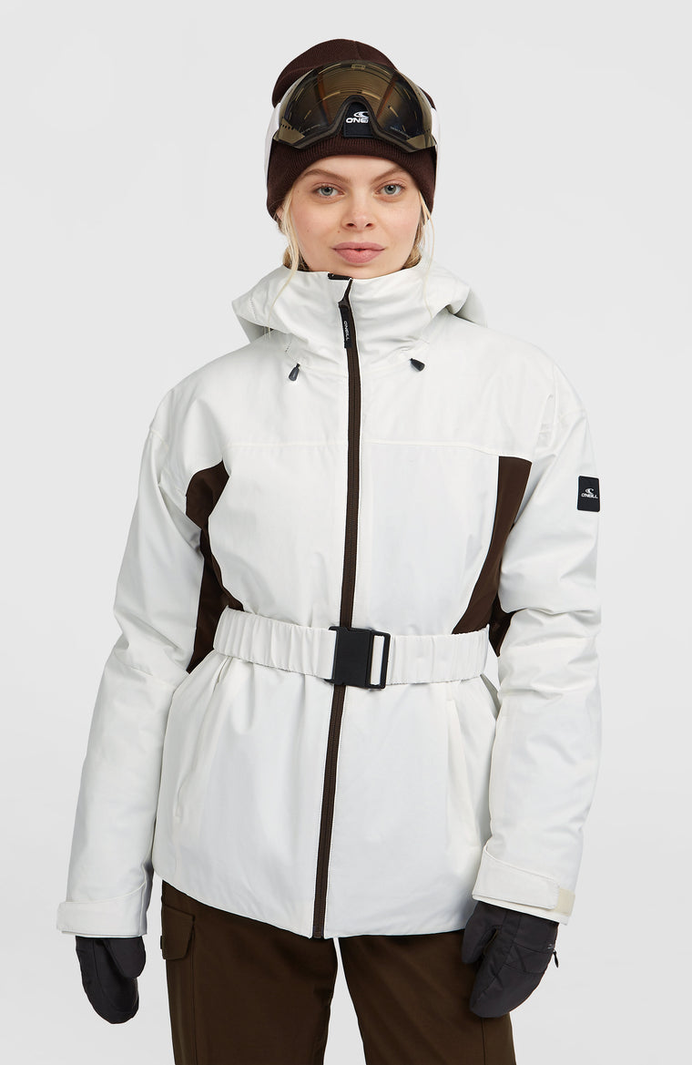 Veste de ski à ceinture FWC'Cruz Hybrid | Snow White Colour Block Veste de ski à ceinture FWC'Cruz Hybrid | Snow White Colour Block