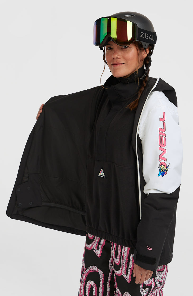 Veste de ski asymétrique FWC'Play | Black Out Colour Block