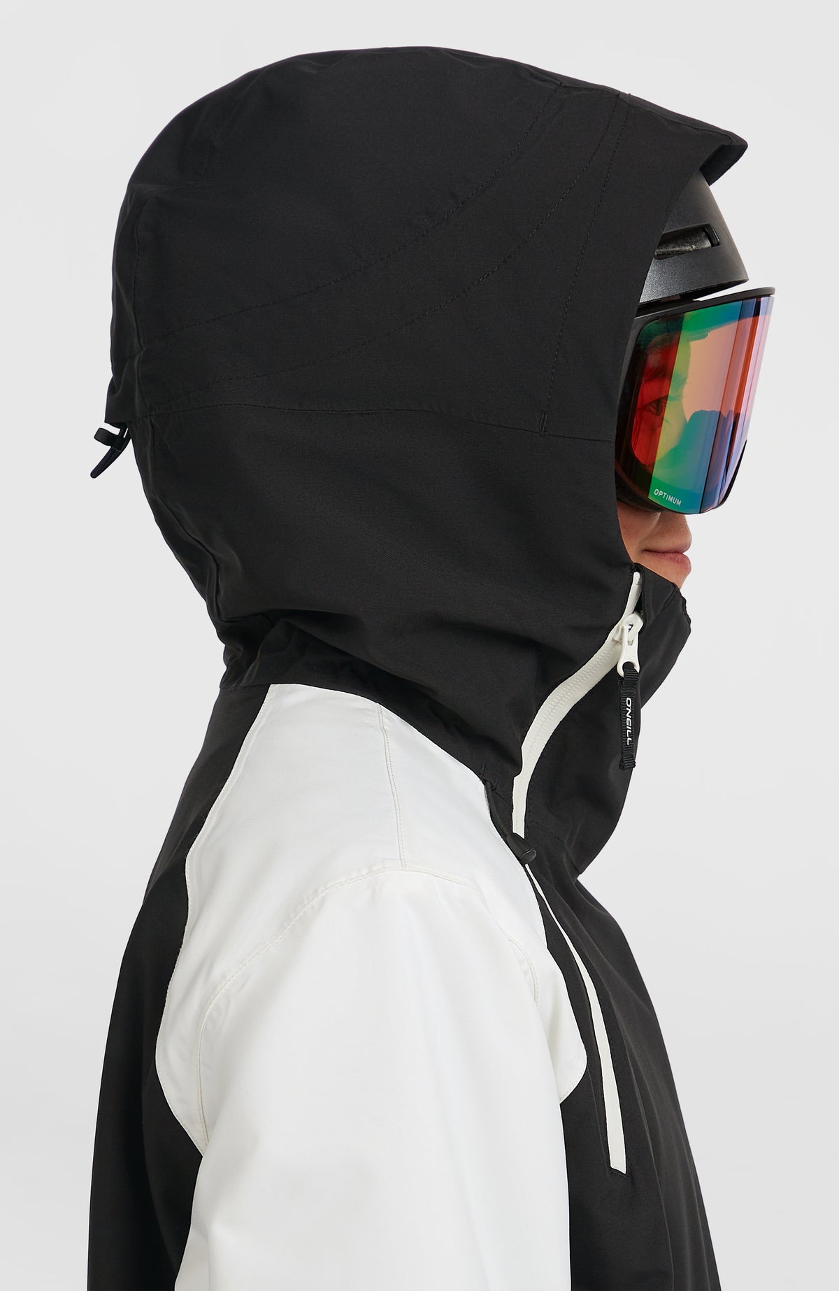 Veste de ski asymétrique FWC'Play | Black Out Colour Block