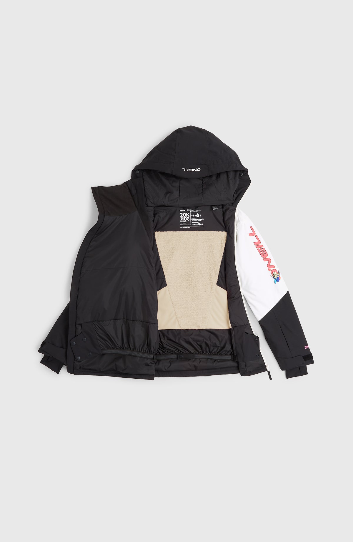 Veste de ski asymétrique FWC'Play | Black Out Colour Block