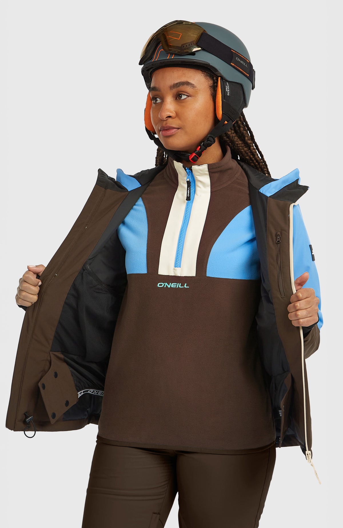 Veste de ski FWC'Cruz Triple | Blue Poppy Colour Block