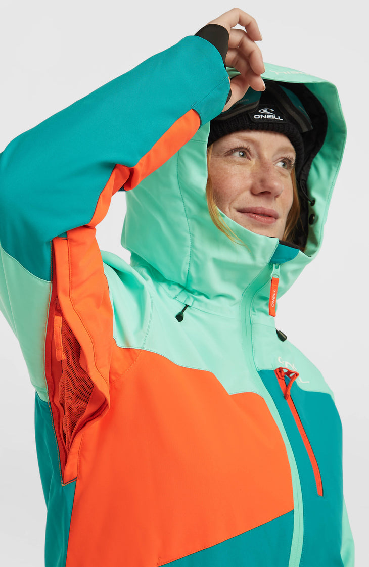 Veste de ski FWC'Cruz Triple | Retro Mint Colour Block