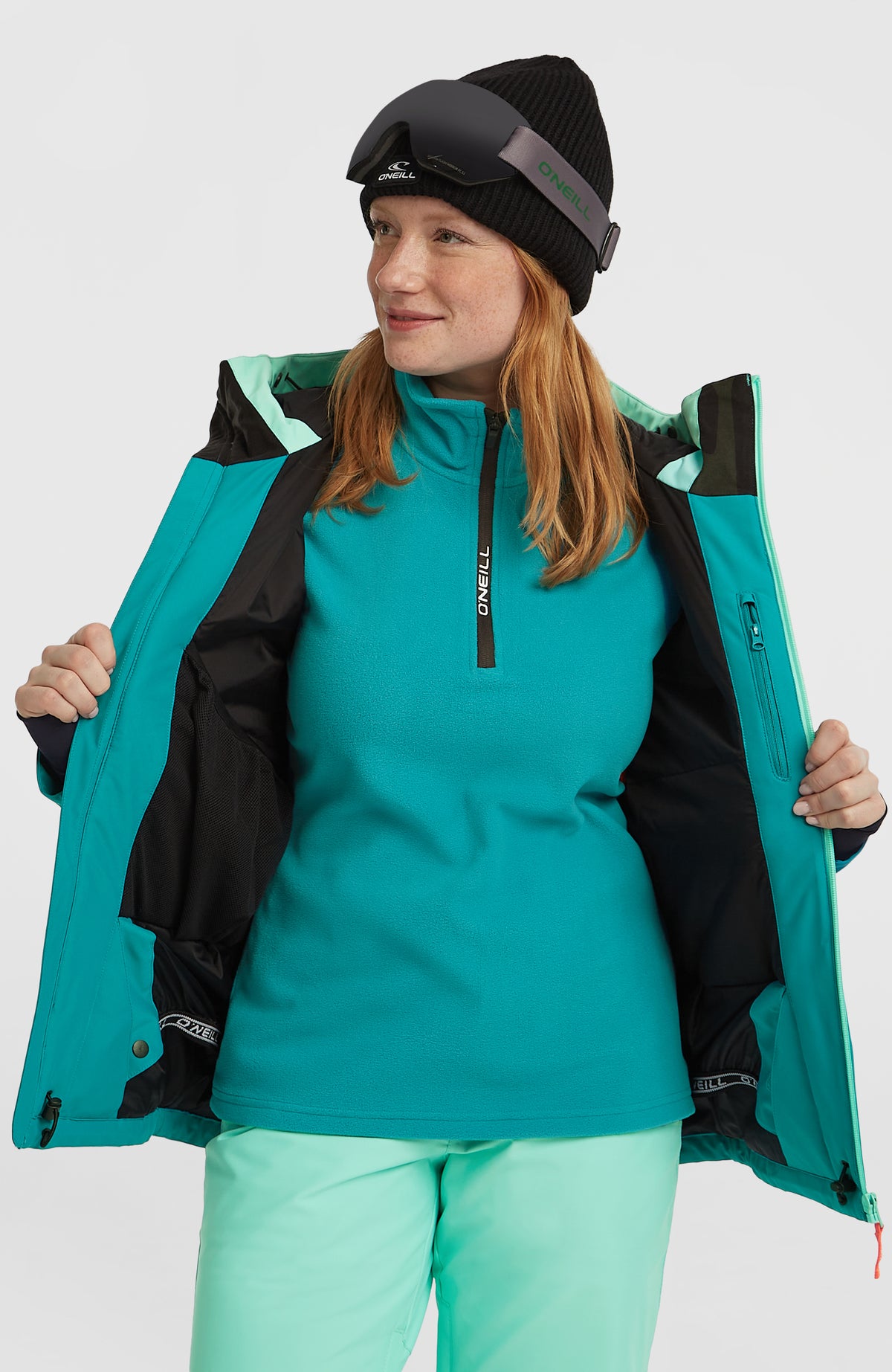 Veste de ski FWC'Cruz Triple | Retro Mint Colour Block