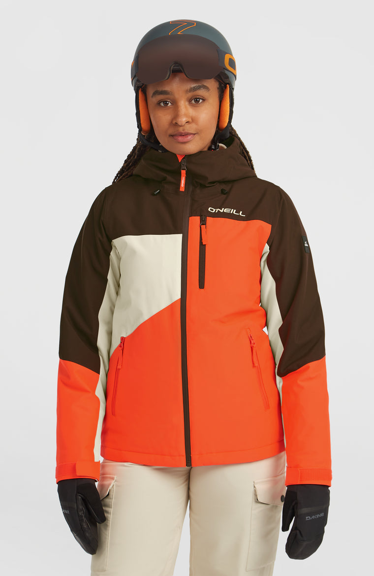 Veste de ski FWC'Cruz Triple | Coffee Bean Colour Block Veste de ski FWC'Cruz Triple | Coffee Bean Colour Block