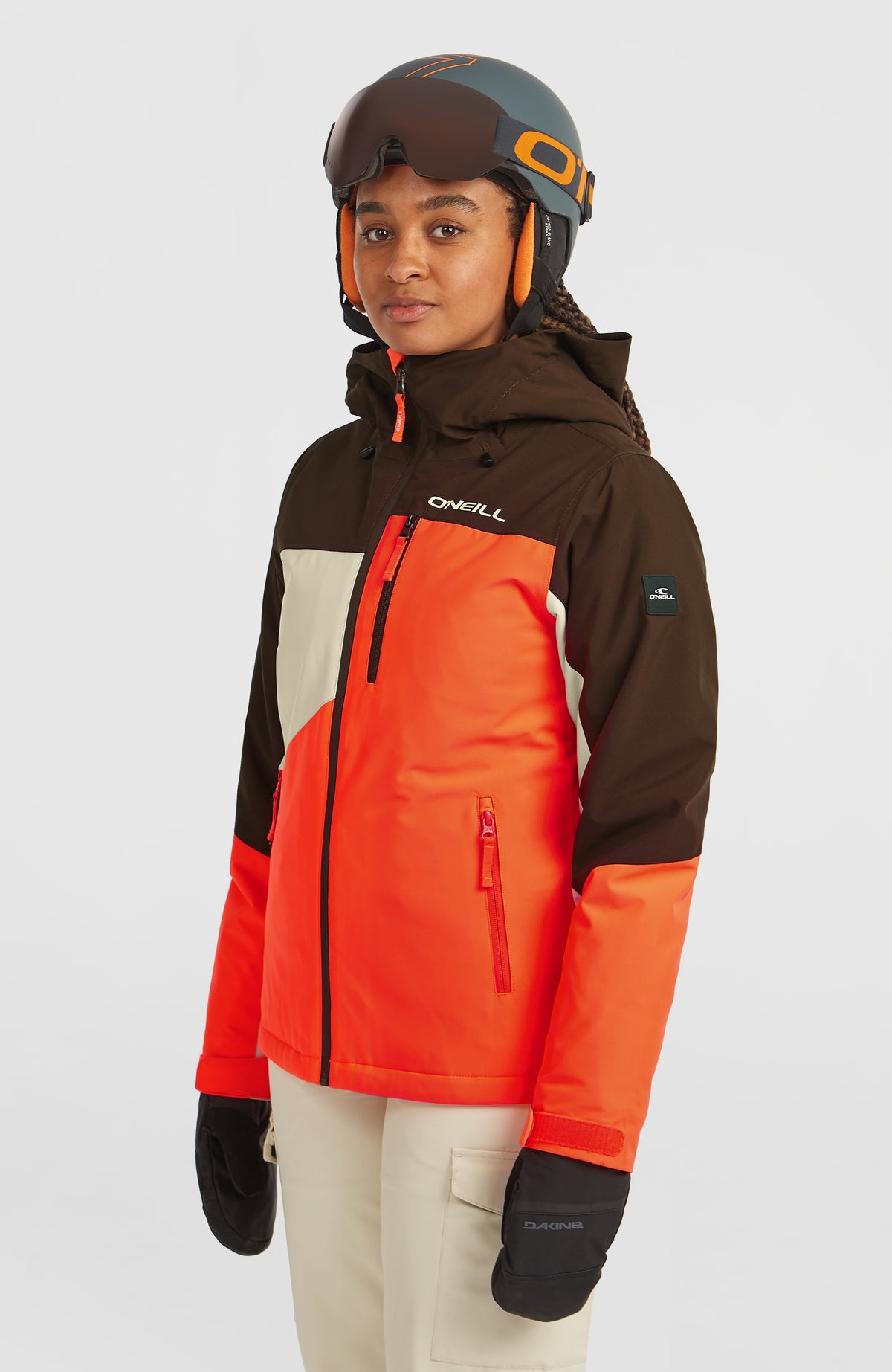 Veste de ski FWC'Cruz Triple | Coffee Bean Colour Block