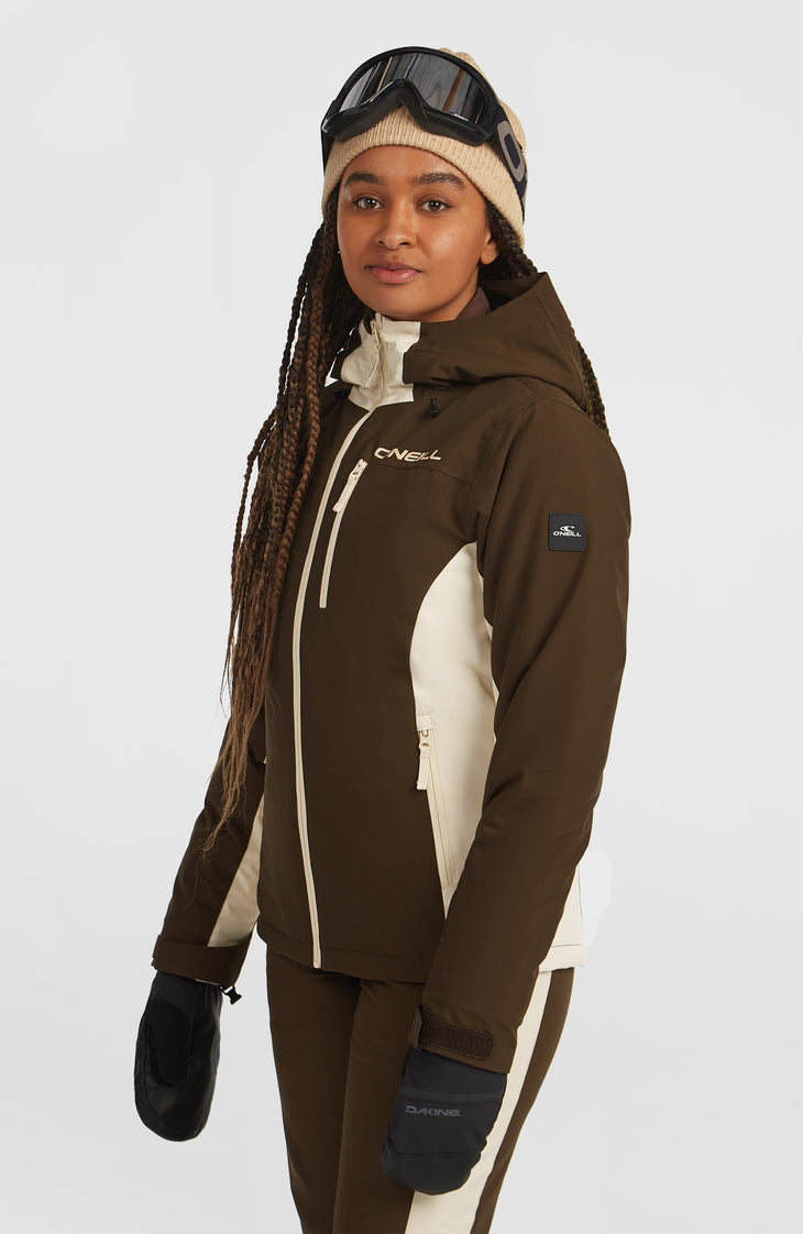 Veste de ski FWC'Cruz Duo | Coffee Bean Colour Block
