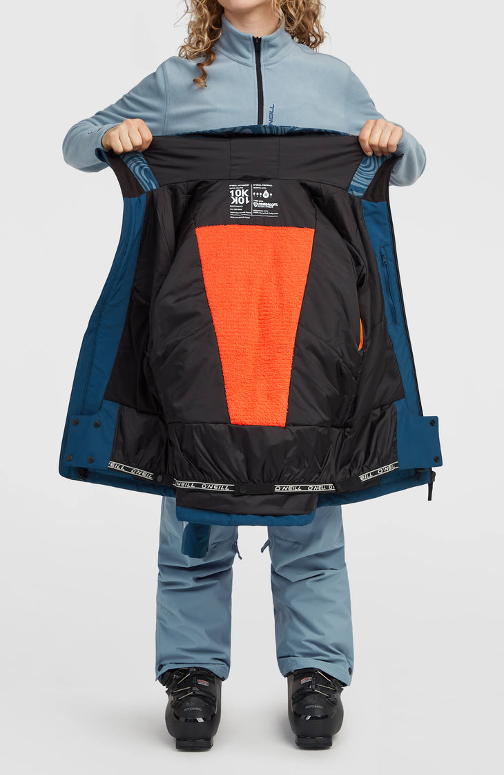 Veste de ski FWC'Cruz Triple | Blue Swirl Zebra