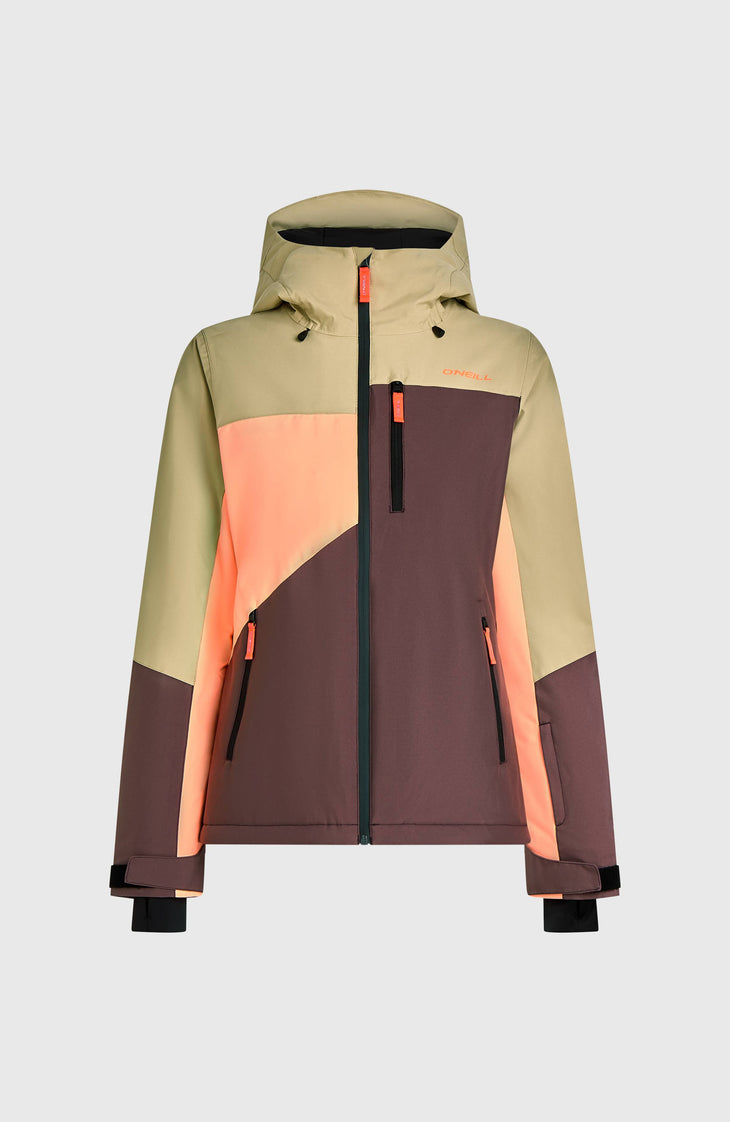 Veste de ski FWC'Cruz Triple | Olive Blush Colour Block
