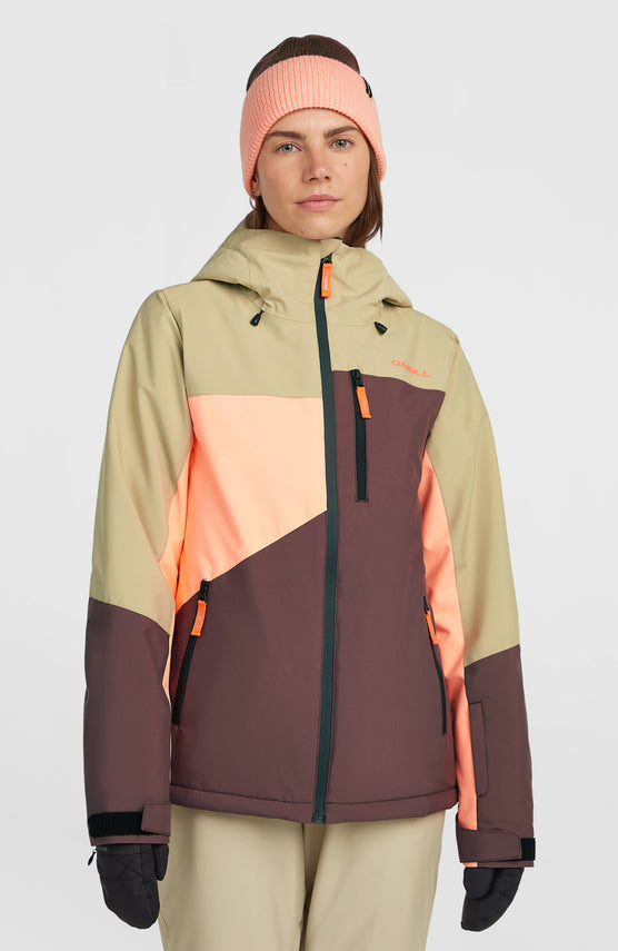 Veste de ski FWC'Cruz Triple | Olive Blush Colour Block
