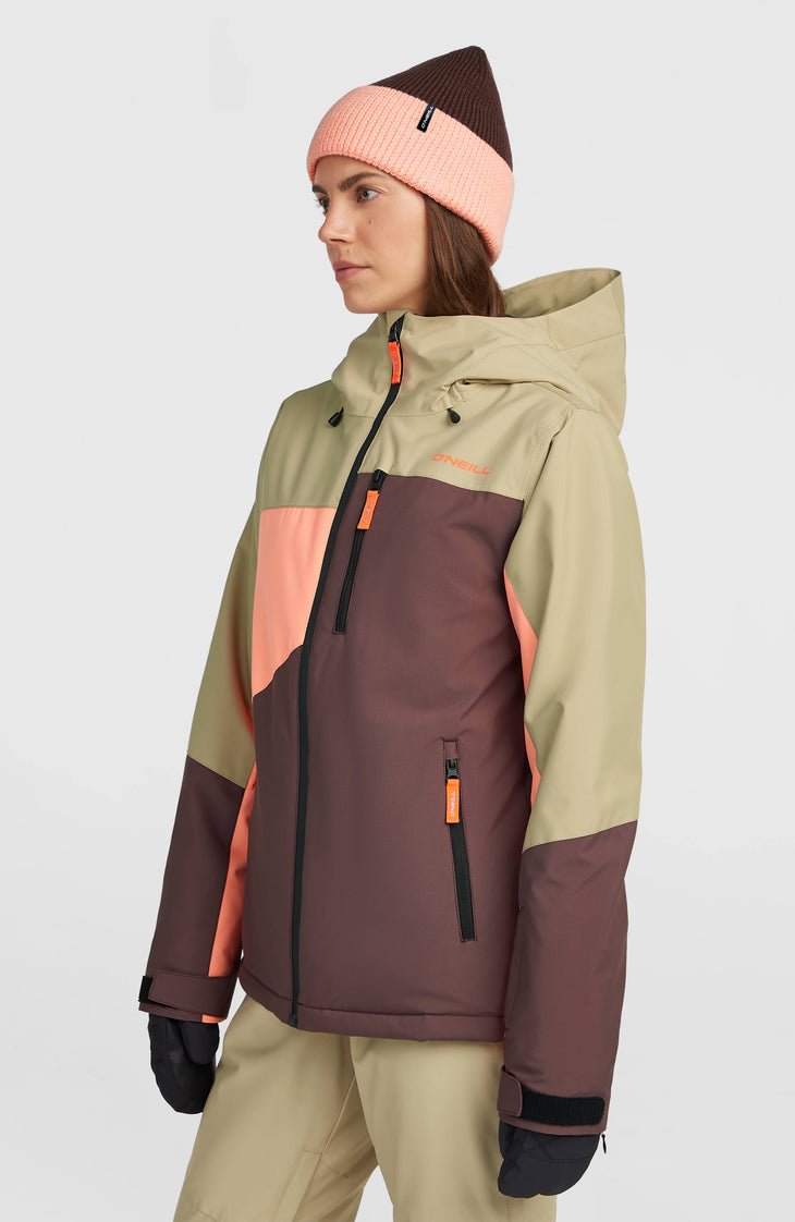 Veste de ski FWC'Cruz Triple | Olive Blush Colour Block