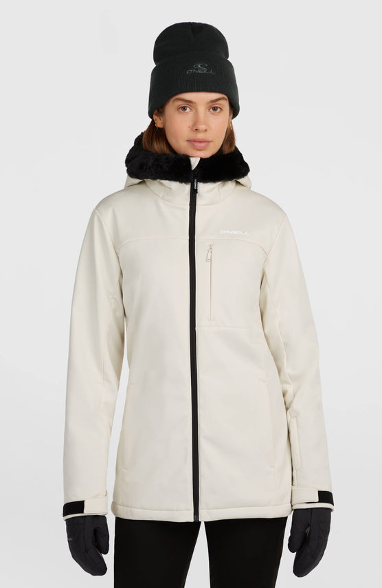 Veste de ski Softshell FWC'Cruz | Linen White