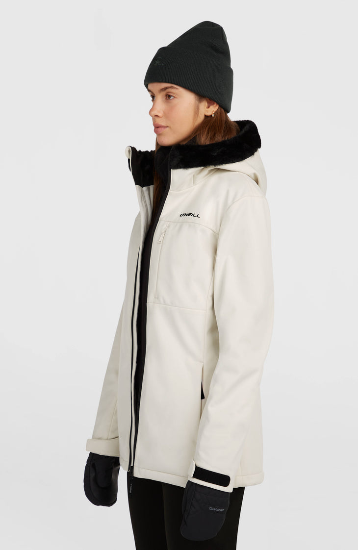 Veste de ski Softshell FWC'Cruz | Linen White